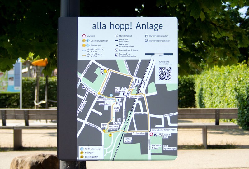 Stadtleitsystem Deidesheim 1