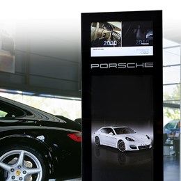 Magnus Medienstele Porsche