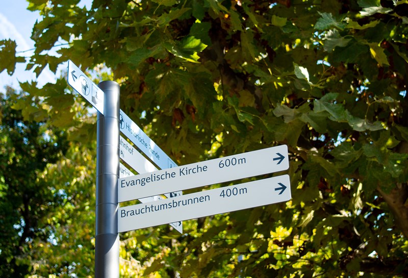 Stadtleitsystem Deidesheim 1