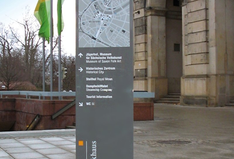 Stadtleitsystem Dresden 1