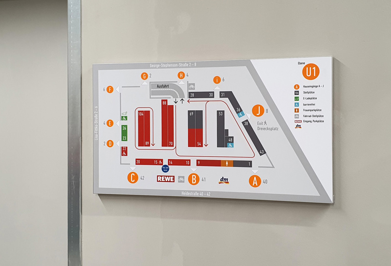 Wegweiser wandmontiert Slide 8