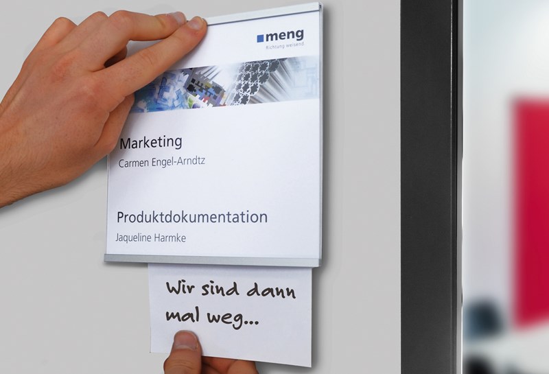 Türschild mit Klemmfunktion CTAKN Slide 1