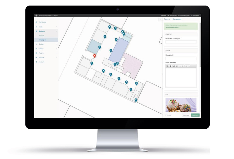 Wegeleitung via Smartphone Slide 2