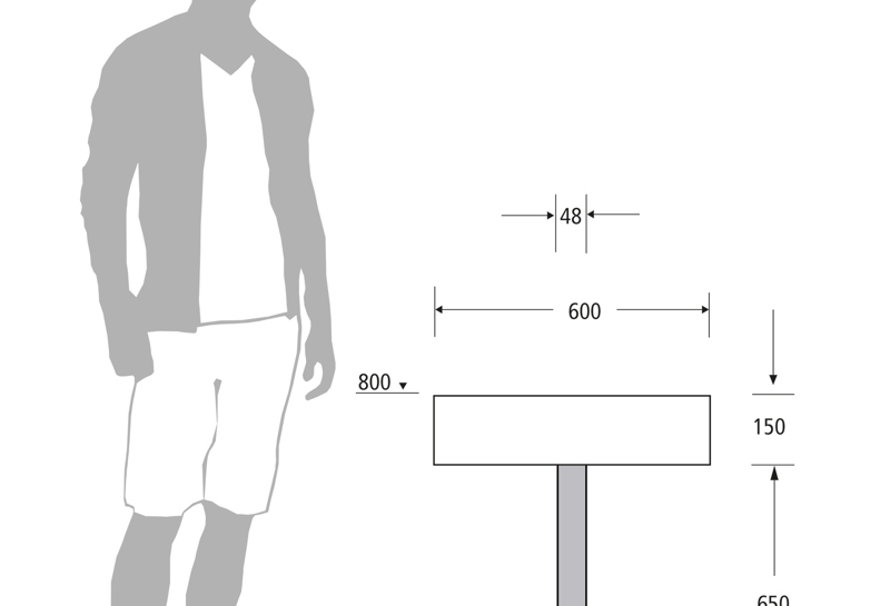 Car park sign QASA 8060 S Slide 0