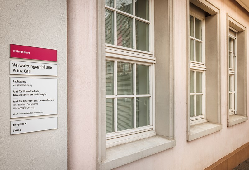 Rathaus und Palais Prinz Carl 1