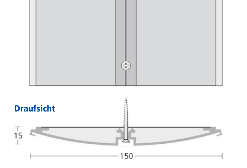 system sieben Türschild aus Aluminium Slide 0