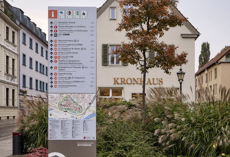 Stadtleitsystem Lutherstadt Wittenberg 1