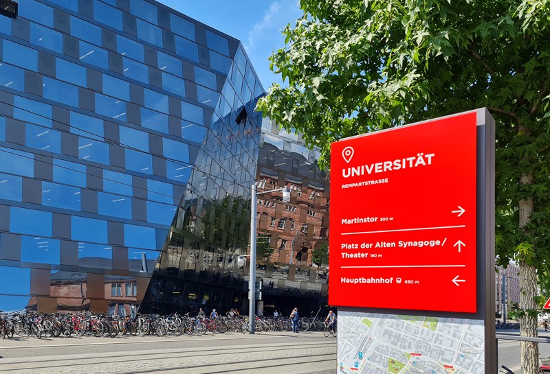 Stadtleitsystem Freiburg 1