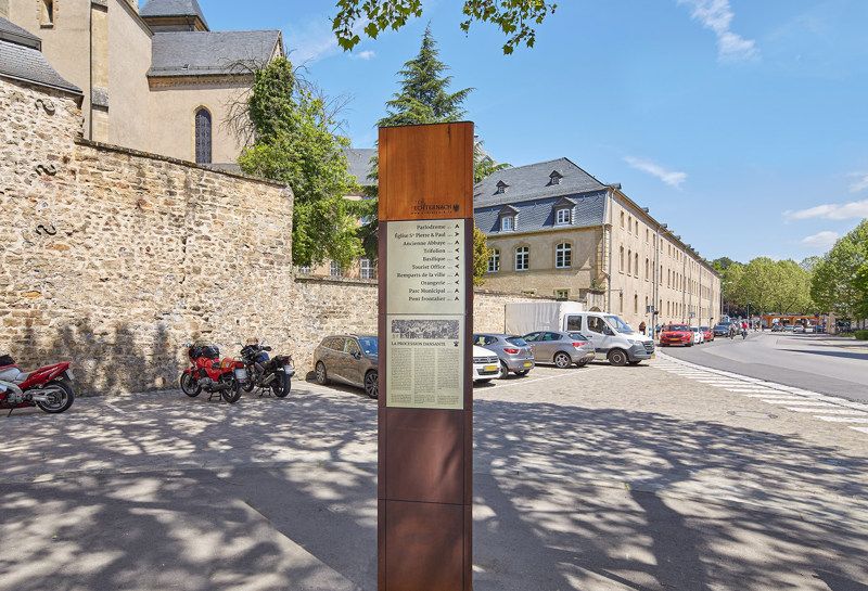 Stadtleitsystem Echternach 30