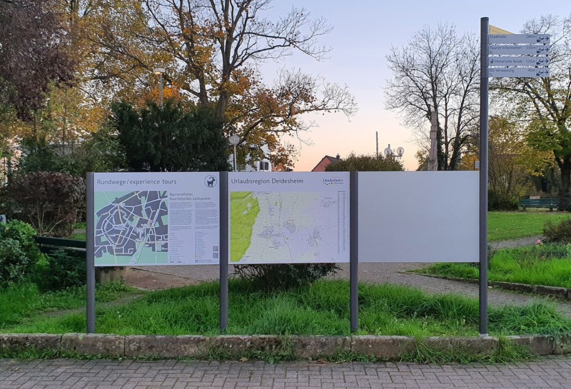 Stadtleitsystem Deidesheim 1