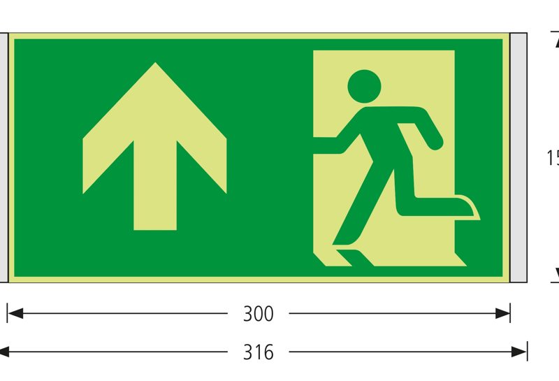 rohr+fläche Fluchtwegweiser Slide 0
