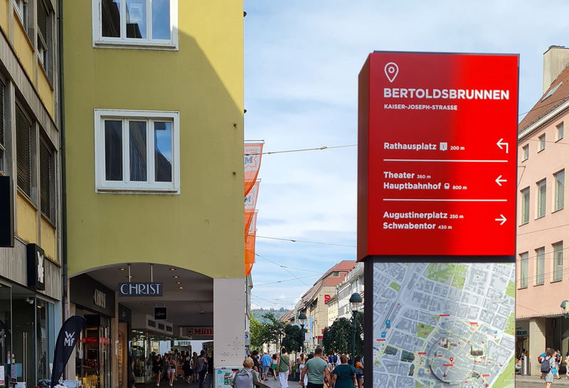 Stadtleitsystem Freiburg 11