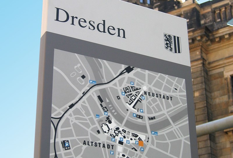 Stadtleitsystem Dresden 1