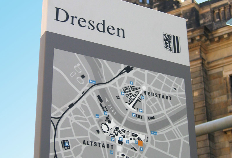 Stadtleitsystem Dresden 2