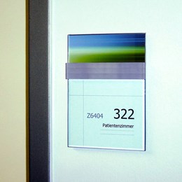 Türschild 2 LED Wechselanzeige