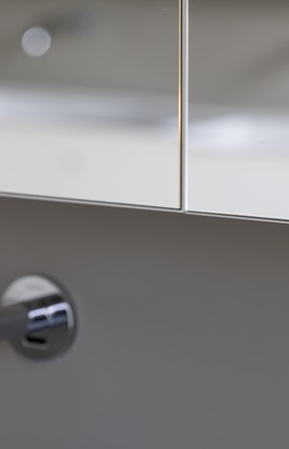 THU Ulm Innen Folienaufkleber Spiegel