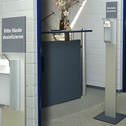 Mobiler Ständer Mit Dispenser