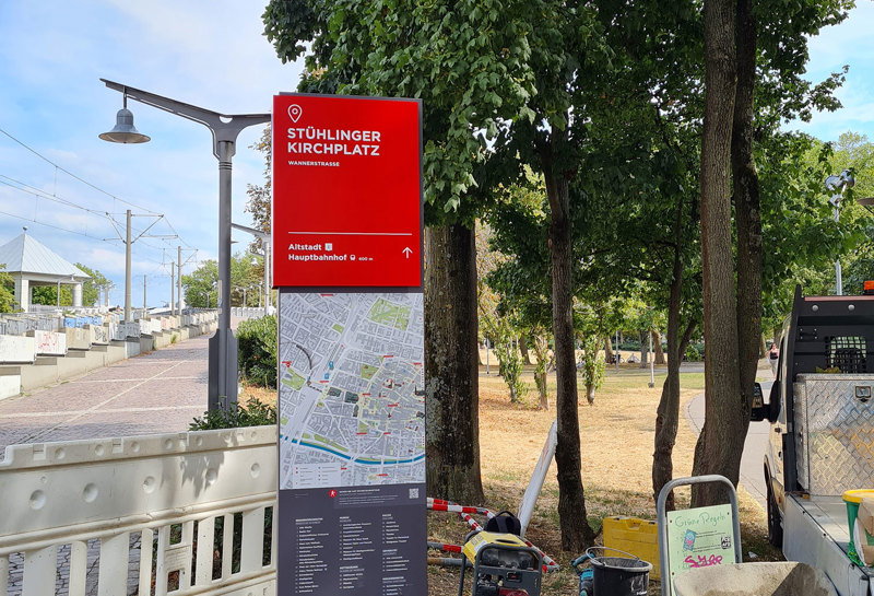 Stadtleitsystem Freiburg 13