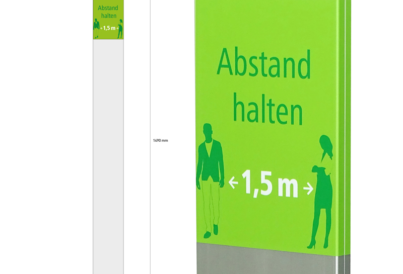 Infection protection - mobile stand Slide 0