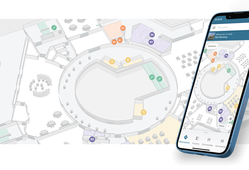 Wegeleitung via Smartphone Slide 3