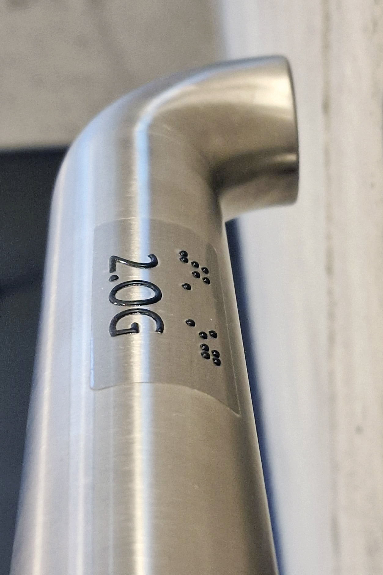Handlaufschilder taktil Header Image