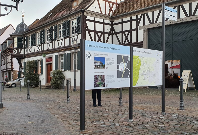 Stadtleitsystem Deidesheim 1