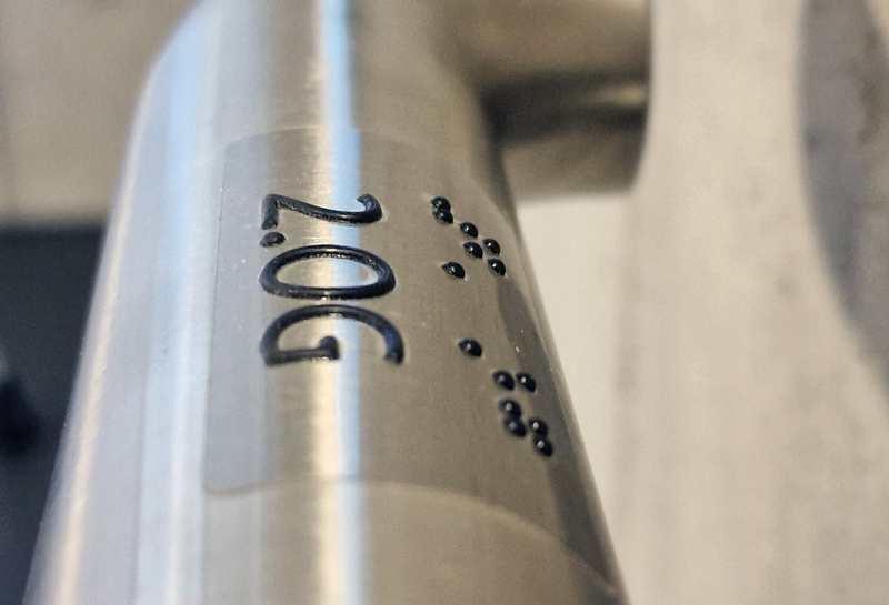 Handlaufschilder taktil Slide 2