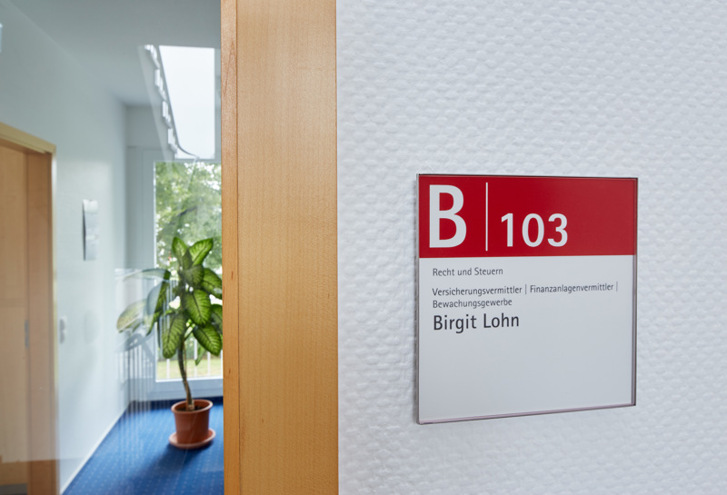 Türschild aus Edelstahl QTE Slide 2