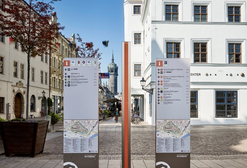 Stadtleitsystem Lutherstadt Wittenberg 1