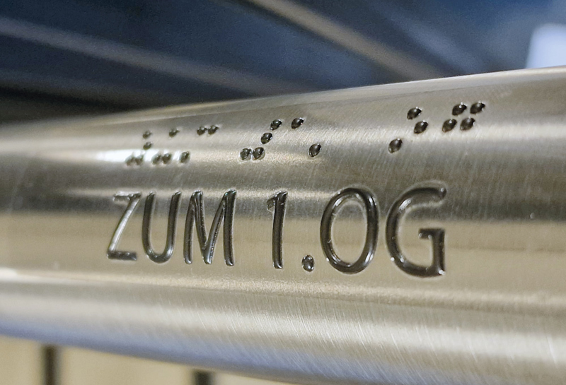 Handlaufschilder taktil Slide 13