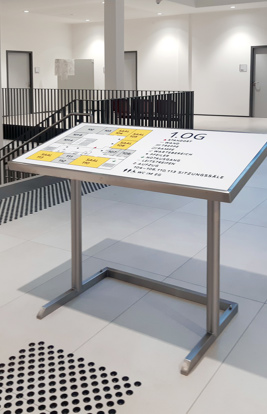 Amtsgericht Gummersbach Pultschild Taktil 2