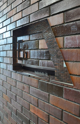 Cea Edelstahlschild Eingang