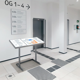 Amtsgericht Gummersbach Pultschild Taktil 1