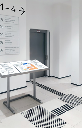 Amtsgericht Gummersbach Pultschild Taktil 1