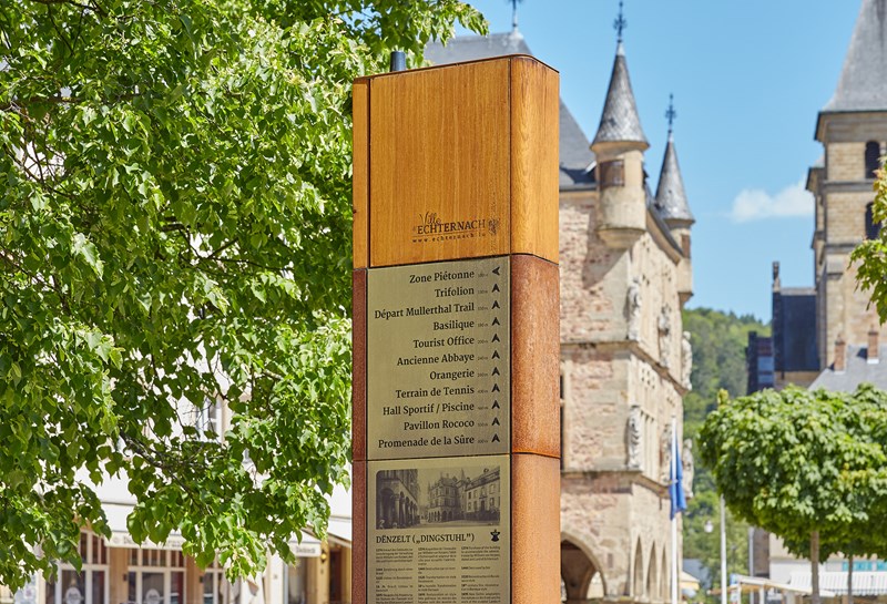 Stadtleitsystem Echternach 1