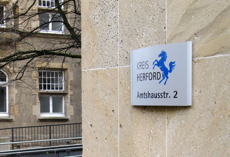 Wegweiser wandmontiert SW Slide 1