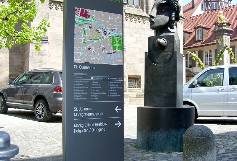 Stadtleitsystem Ansbach 1