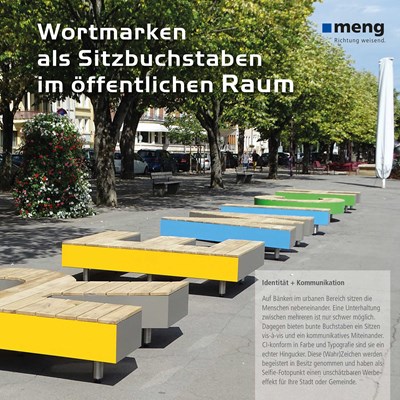 Sitzmöbel im öffentlichen Raum