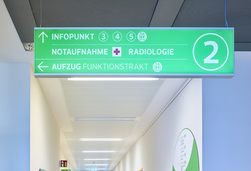 Wegweiser deckenmontiert QD Slide 6