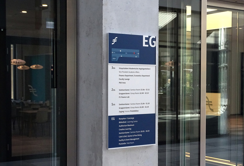 Wegweiser wandmontiert QW Slide 7