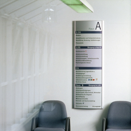 system sieben Übersicht wandmontiert SU