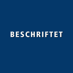 beschriftet