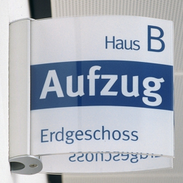 System Sieben Fahnenwegweiser 2