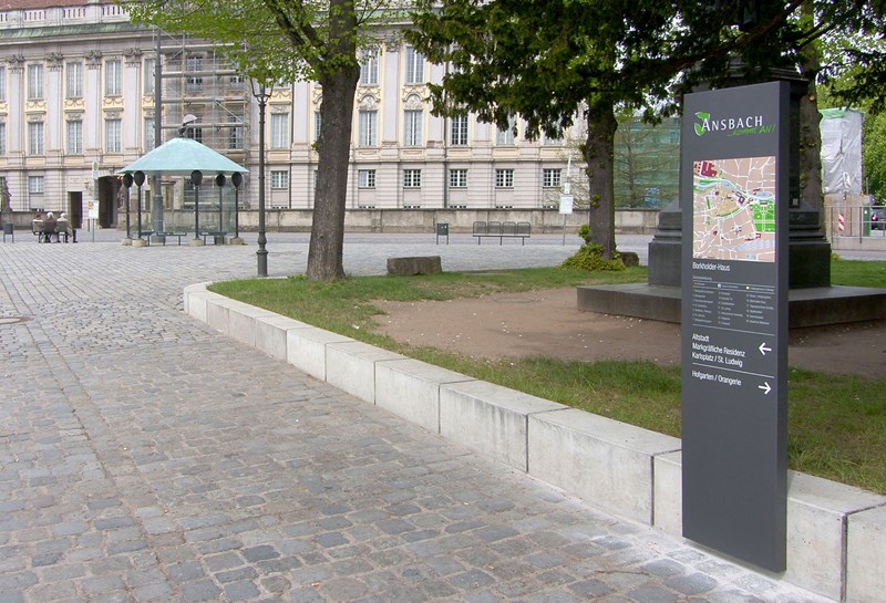 Stadtleitsystem Ansbach 1