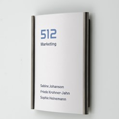 Türschild Edelstahl RTE