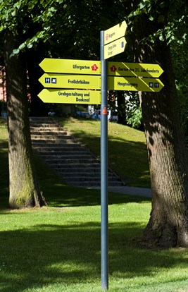 Buga Schlossgarten Beschilderung 5441