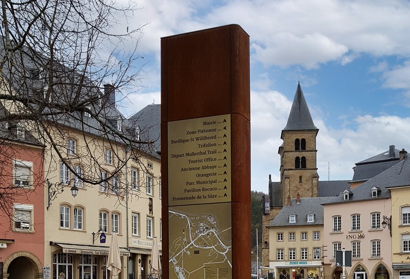 Stadtleitsystem Echternach 1