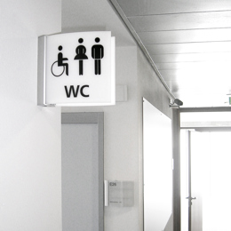 System Sieben Fahnenwegweiser 5