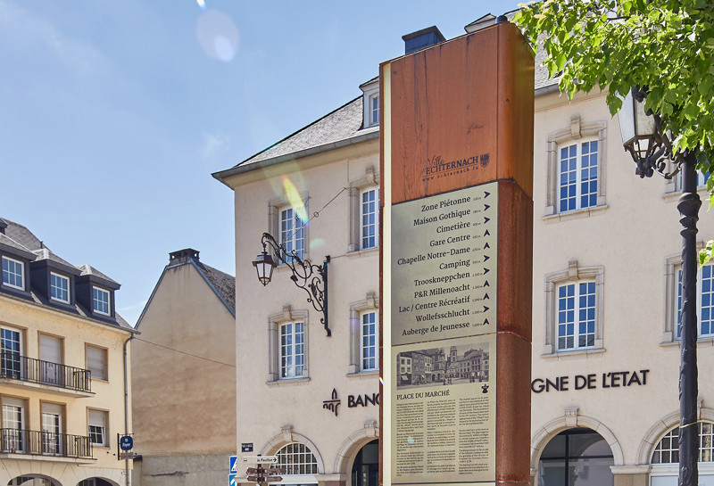 Stadtleitsystem Echternach 8