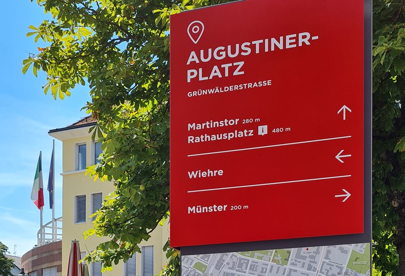 Stadtleitsystem Freiburg 1